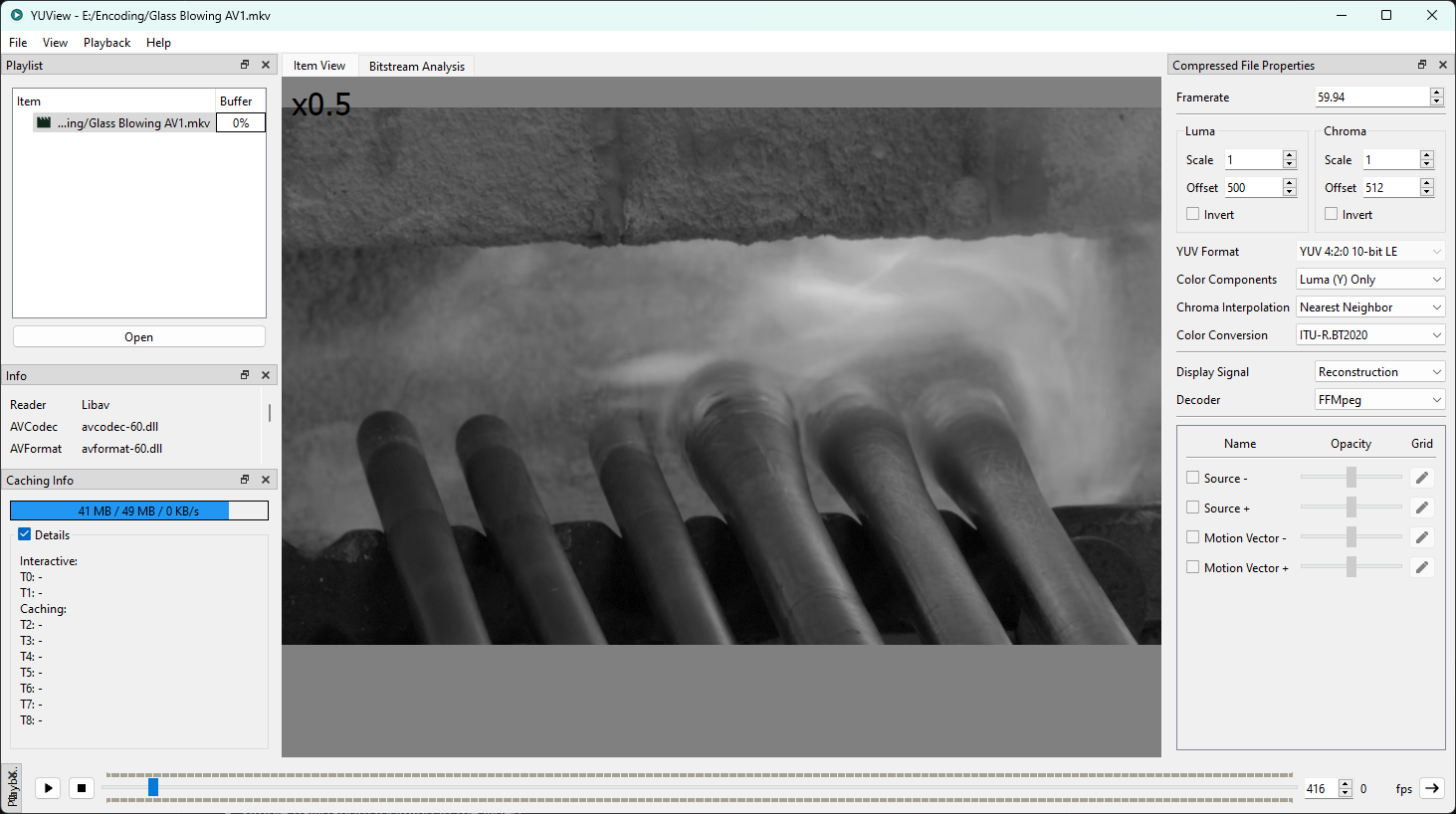 YUView Window